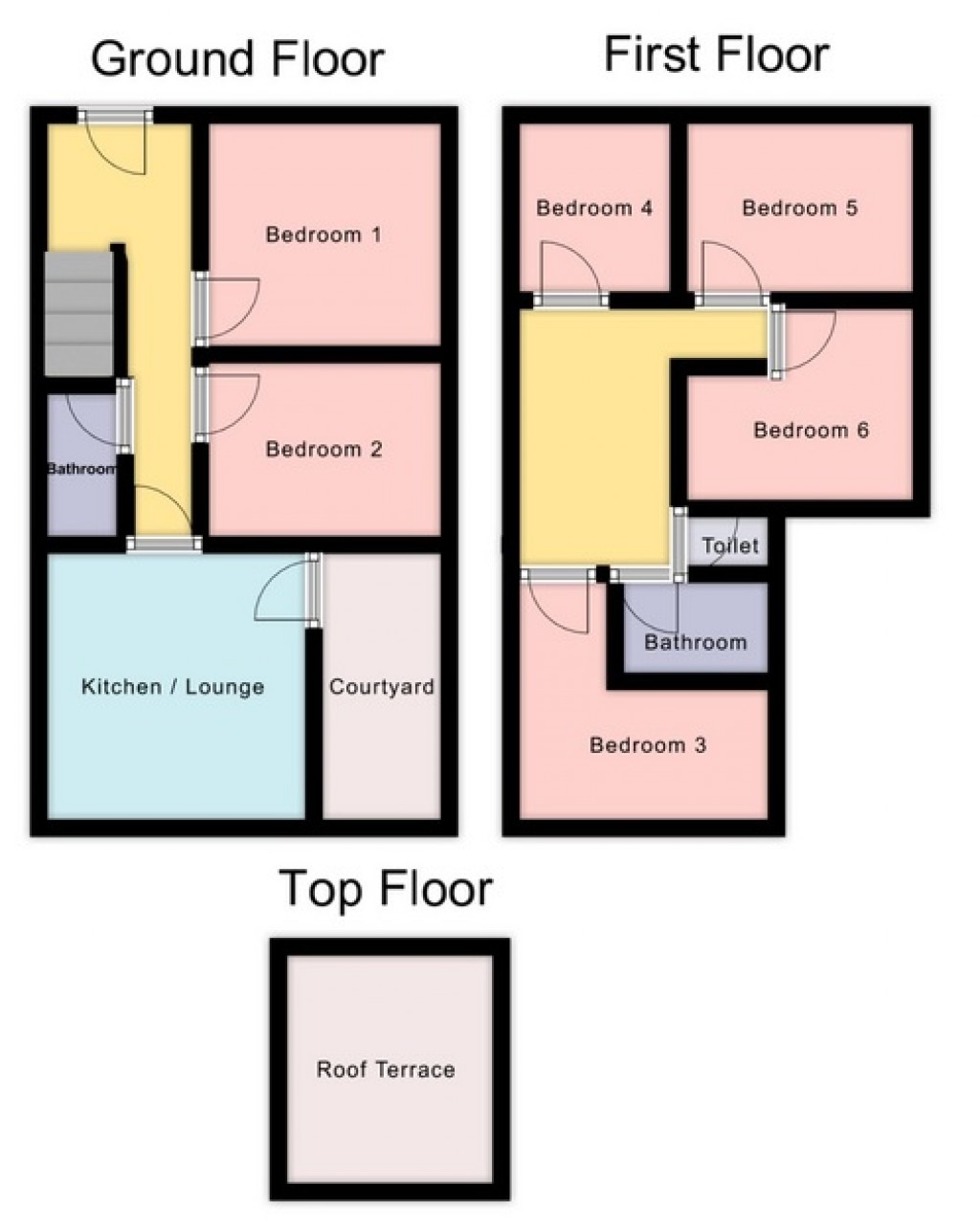 Floorplans For Hill Park Crescent, Plymouth